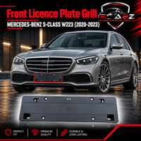 Front Licence Plate Grill 2238805402 Compatible With Mercedes-Benz S-CLASS W223 (2020-2023) Tag No.125