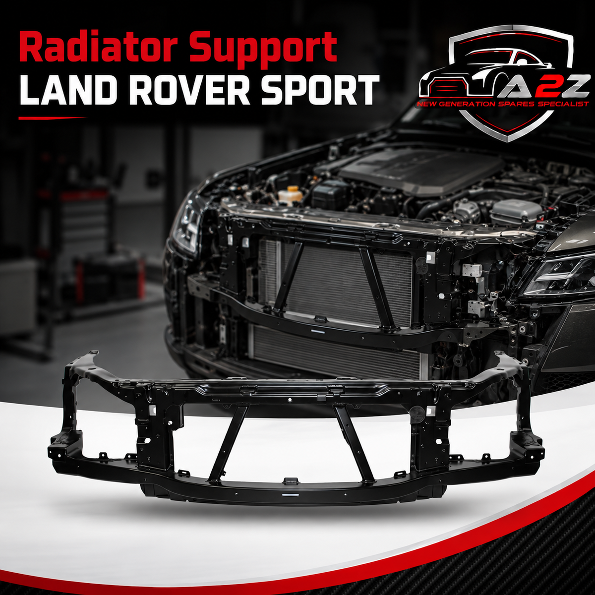 Radiator Support LR099687 Compatible With LAND ROVER SPORT