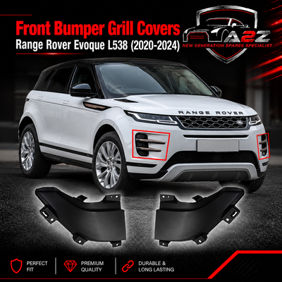 Front Bumper Grill Covers Right LR114724 & Left LR114725 Compatible With Land Rover Range Rover Evoque - L538 (2020-2024) Tag No.9
