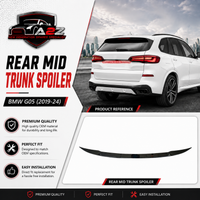 Rear Mid Trunk Spoiler BMRS24 Compatible With BMW G05 (2019-24)