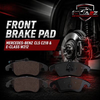 Front Brake Pad A0054201020 2431001 P050069 Compatible With MERCEDES-BENZ CLS C218 & E-CLASS W212