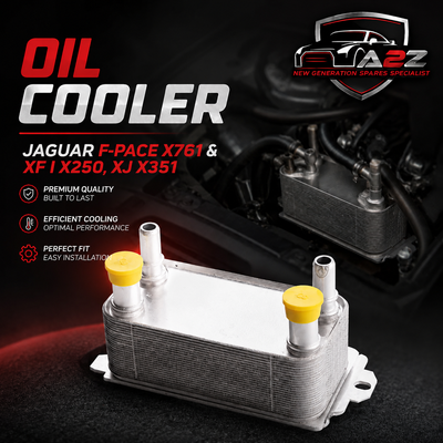 OIL COOLER AW837A095AA C2P12397 C2Z18818 X6003001 LR036354 For JAGUAR F-PACE X761 & XF I X250, XJ X351 Tag-O-19