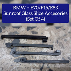 Sunroof Glass Slice Accessories (Set Of 4) Compatible With BMW E70/F15/E83