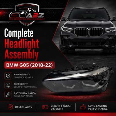 Complete Headlight Set Left 63119481813 & Right 63119481814 Compatible With BMW G05
