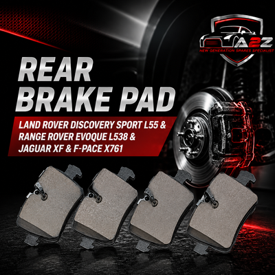 Rear Brake Pad J9C33358 LR110327 2214101 P86029  Compatible With LAND ROVER DISCOVERY SPORT L55 & RANGE ROVER EVOQUE L538 & JAGUAR XF & F-PACE X761