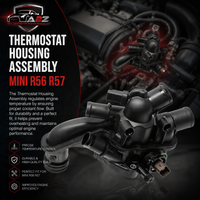 Thermostat Housing Assembly 11537534521 11538699290 Plastic For MINI R56/R57 Tag-E-98