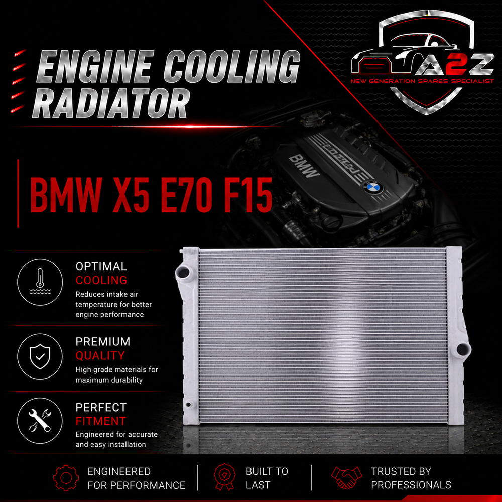Engine Cooling Radiator 17117589467 Compatible With BMW X5 E70 F15