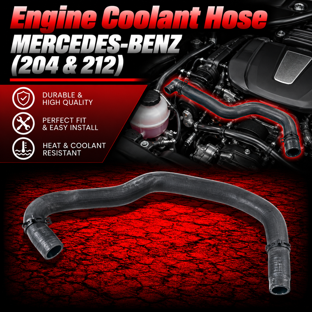 Engine Coolant Hose (651) A2048305796 Compatible With MERCEDES-BENZ-204 & 212 Tag No:90