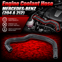 Engine Coolant Hose (651) A2048305796 Compatible With MERCEDES-BENZ-204 & 212 Tag No:90
