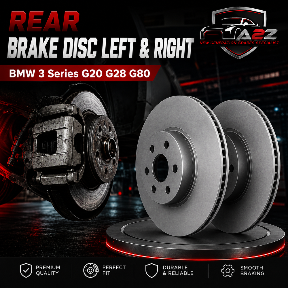 Rear Brake Disc Left 34206896227 & Right 34206896228 Set Compatible With BMW 3 Series G20 G28 G80