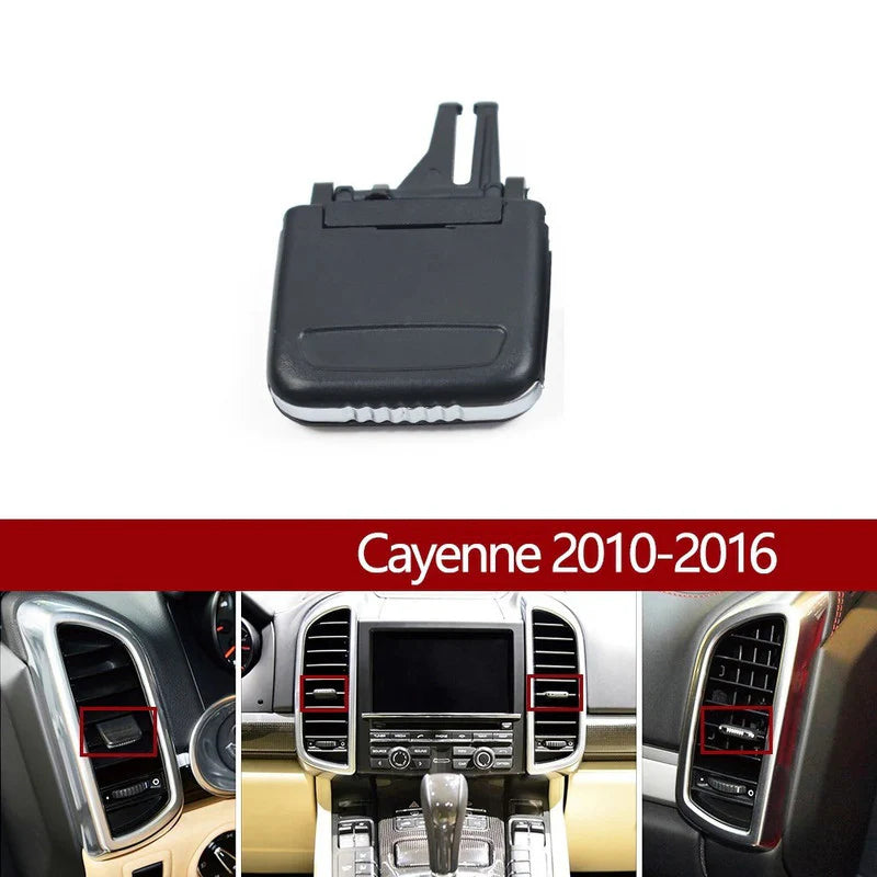 Air Conditioner Back Ac Vent Grille Outlet Tab Clip Slider Repair Kit 7P5819000 Compatible With PORSCHE CAYENNE (92A)  (Set Of 2)