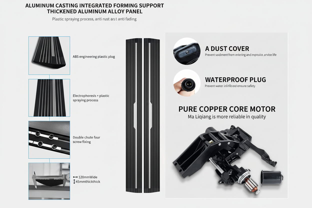 Automatic Side Step Compatible With Land Rover Defender L633 (2020-24)