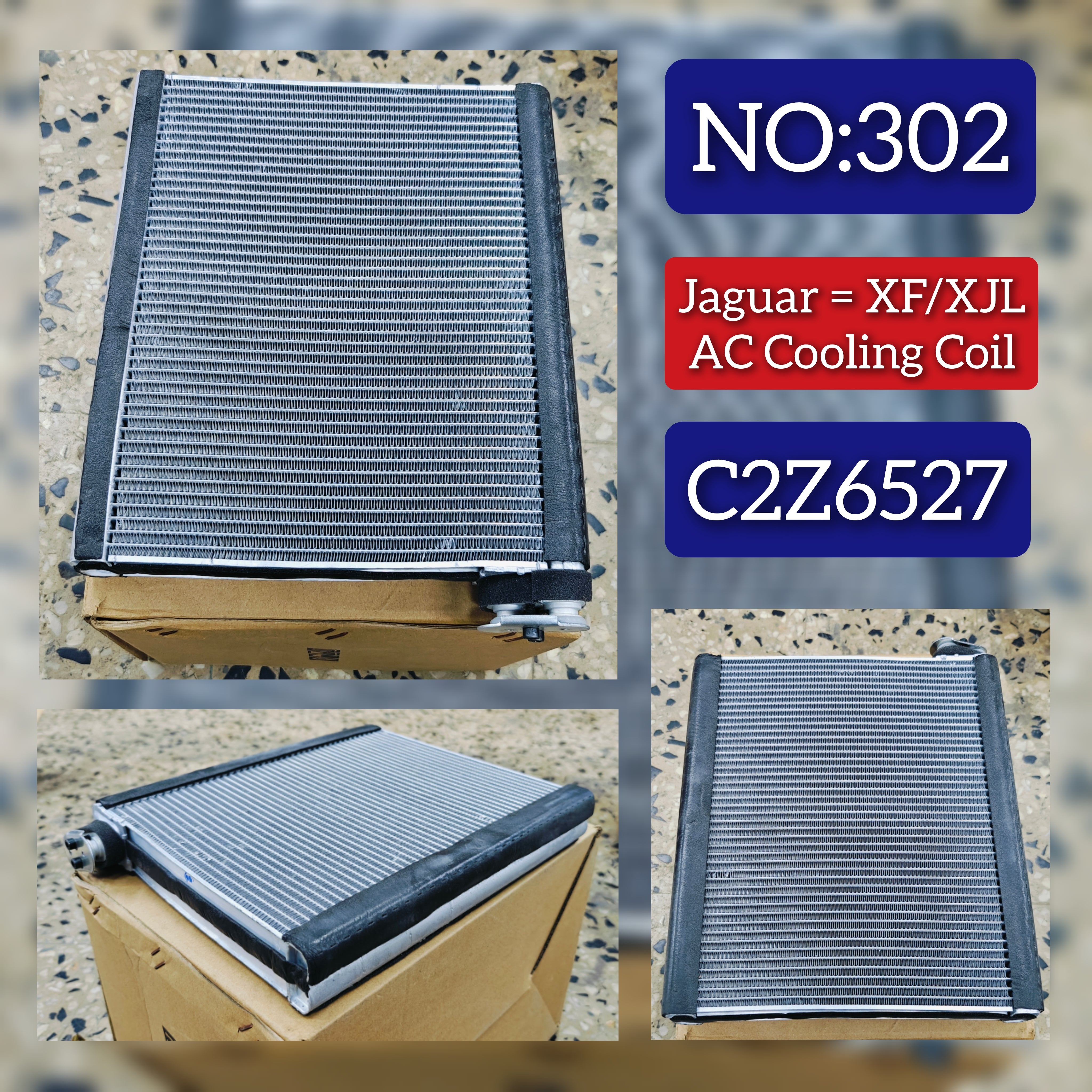 Air Conditioning Evaporator (Cooling Coil) C2Z6527 Compatible with JAGUAR XF & XJL
