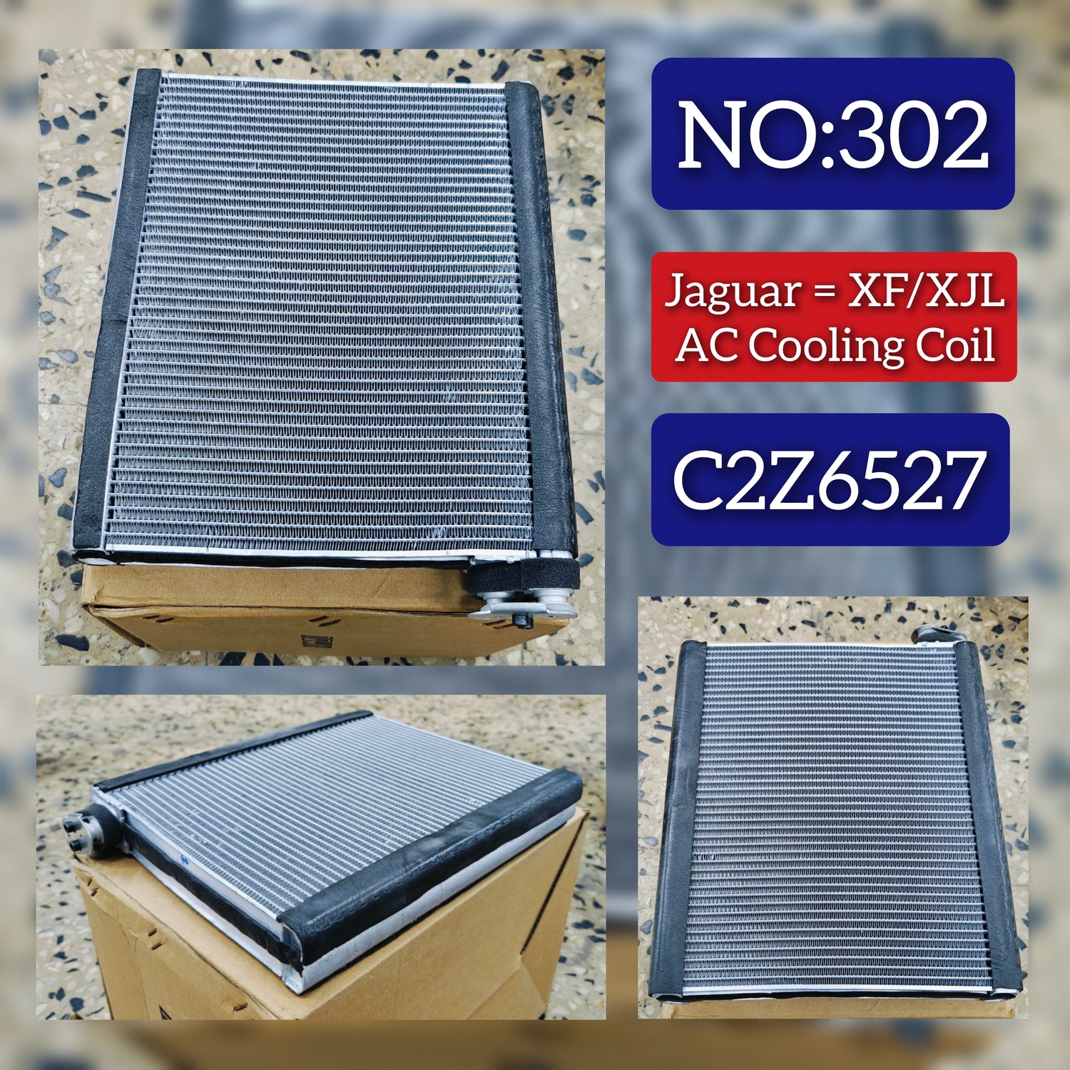 Air Conditioning Evaporator (Cooling Coil) C2Z6527 Compatible with JAGUAR XF & XJL