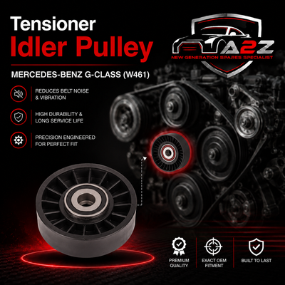 Tensioner Idler Pulley 6012000970 A6612003070 A6012000970 Compatible with MERCEDES-BENZ G-CLASS (W461) & E-CLASS (W124) & C-CLASS (W202) Tag no : 24