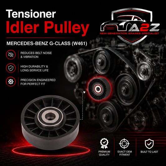 Tensioner Idler Pulley 6012000970 A6612003070 A6012000970 Compatible with MERCEDES-BENZ G-CLASS (W461) & E-CLASS (W124) & C-CLASS (W202) Tag no : 24