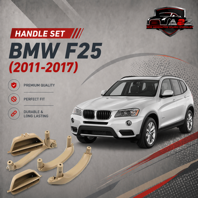 Inner Door Handle Assembly (Without Leather Set Of 4) Compatible With BMW X3 F25