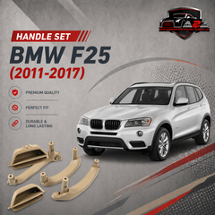 Inner Door Handle Assembly (Without Leather Set Of 4) Compatible With BMW X3 F25
