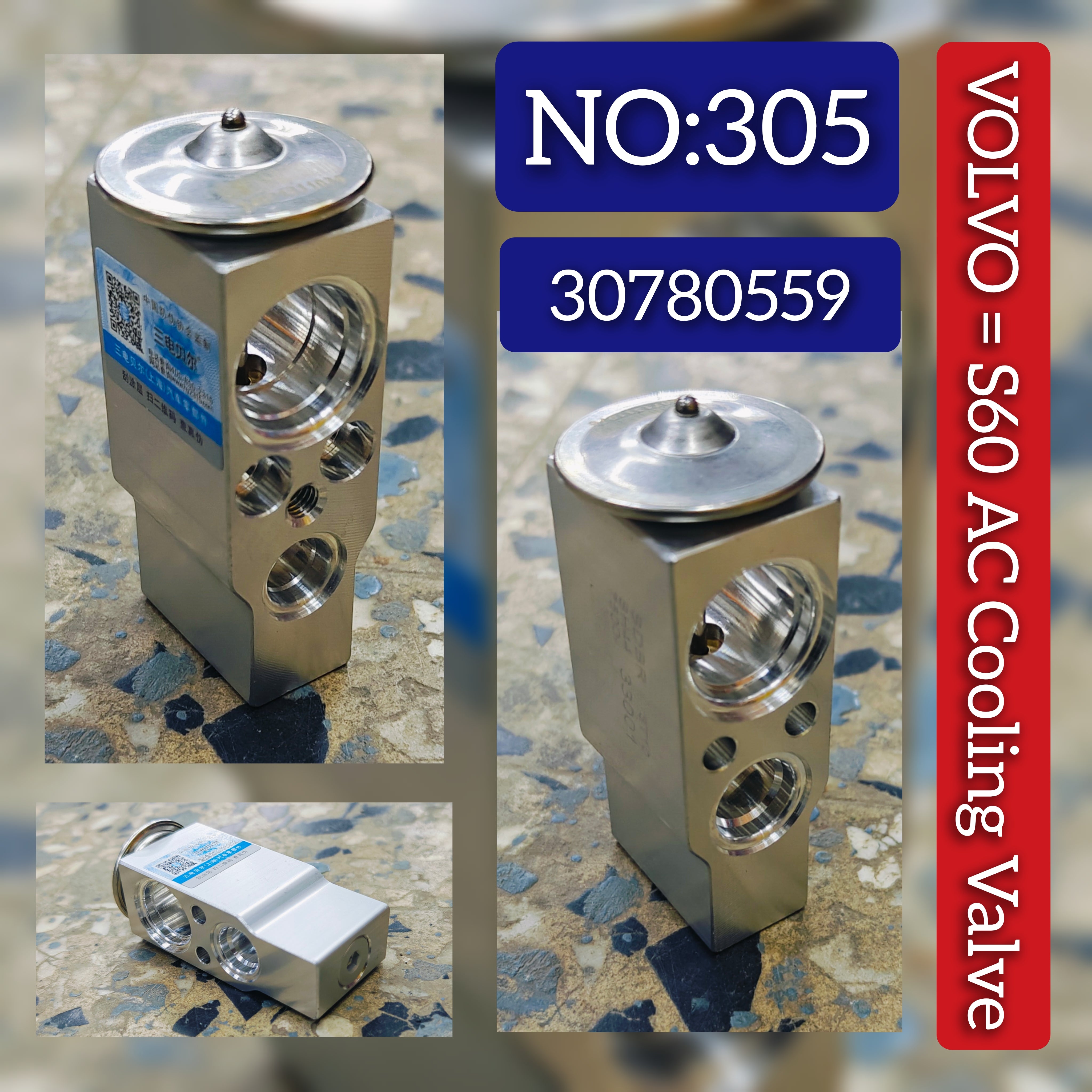 AC Cooling Expansion Valve 30780559 Compatible With VOLVO XC90 I (275)