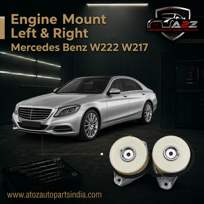Engine Mount Left 2222408017 & Right 2222408517 Compatible With Mercedes Benz W222 W217