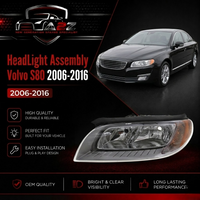 Headlight Left 31214351 & Right 31214352 Compatible With Volvo S80 2006-2016