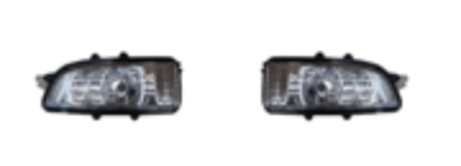 Side Rearview Mirror Light or Mirror Indicator Turn Signal Light Lamp Left 31111090 & 30716696 &  Right 31111102 & 30716697 Compatible With Volvo S40 (2007-2012)
