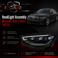 Complet Headlight Headlamp Left & Right Side Compatible With Mercedes & Mercedes Benz & Mercedes-Benz S-Class (W223)