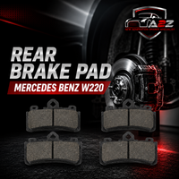 Rear Brake Pad Set 0034200620 Compatible With Mercedes Benz W220