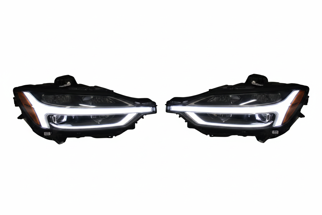 Headlight Headlamp Left 32228870 & Right 32228871 (Without Blaster) Compatible With VOLVO S60 (2019-2021)