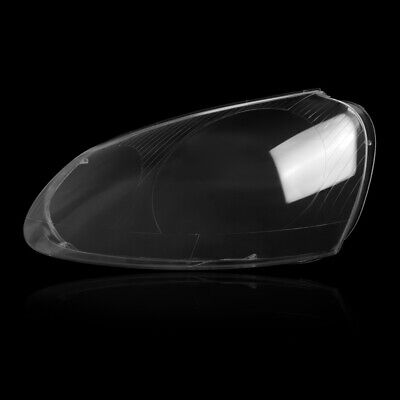 Car Front Headlight Transparent Lamp Sade Glass Headlight Lens Cover Compatible For Volkswagen Jetta/Golf 2007-2010