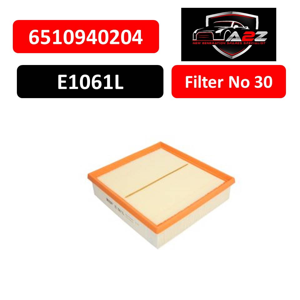 Air Filter 6510940204 A6510940204 E1061L LX3471 Compatible With MERCEDES-BENZ A-CLASS (W176) & B-CLASS Sports Tourer (W246, W242) & CLA Coupe (C117) & GLA-CLASS (X156) Tag: 30
