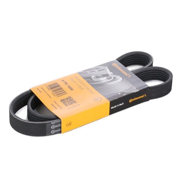 MULTI-RIB BELT 6PK1000 04E145933A Compatible With VW POLO V (6R1, 6C1), GOLF VII Van (5G1) (CONTINENTAL)