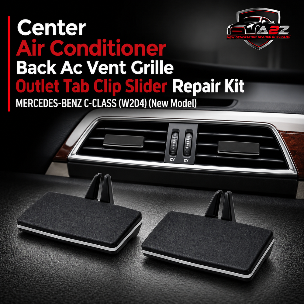 Center Air Conditioner Back Ac Vent Grille Outlet Tab Clip Slider Repair Kit 2048306154  Compatible With MERCEDES-BENZ C-CLASS (W204) (New Model) (Set Of 2)