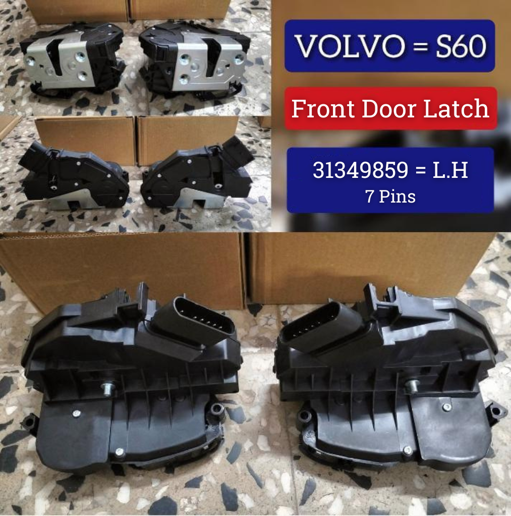 Front  Left  Door Lock Latch Actuator 31349859 Compatible With VOLVO S60 II (134) & S60 II Cross Country (134)