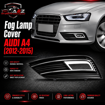 Fog Lamp Cover Left 8K0807681K & Right 8K0807682K 8K0807681K01C Compatible With AUDI A4 (2012-2015) No.15