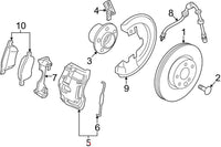 Front ABS Wheel Speed Sensor 8634238 30773739 30682478 Compatible With VOLVO XC90 I (275)