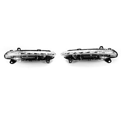 Fog Lamp Fog Light Drl Led Drl Compatible With Mercedes C Class W204 2011-2014 E Class W221 2009-2013 R Class W251 2011-2015 Fog Lamp Fog Light Drl Led Drl Left 2218201756