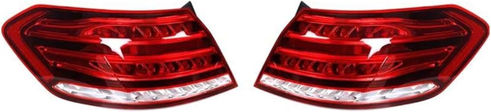 Tail Light Rear Lamp Compatible With MERCEDES-BENZ E-CLASS W212 (2013-2016) Tail Light Rear Lamp Left 2129060103 A2129060103 & Right 2129060203 A2129060203 Tag-TLM-107