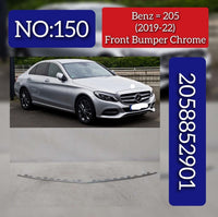 Front Bumper Chrome 2058852901 Compatible With MERCEDES-BENZ C-CLASS (W205) (2019-2022) Tag No.150