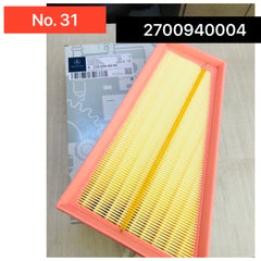Air Filter  E1075L & 2700940004 & LX3477 A2700940004 Compatible With MERCEDES-BENZ A-CLASS (W176) & B-CLASS Sports Tourer (W246, W242) & GLA-CLASS (X156)Tag:31