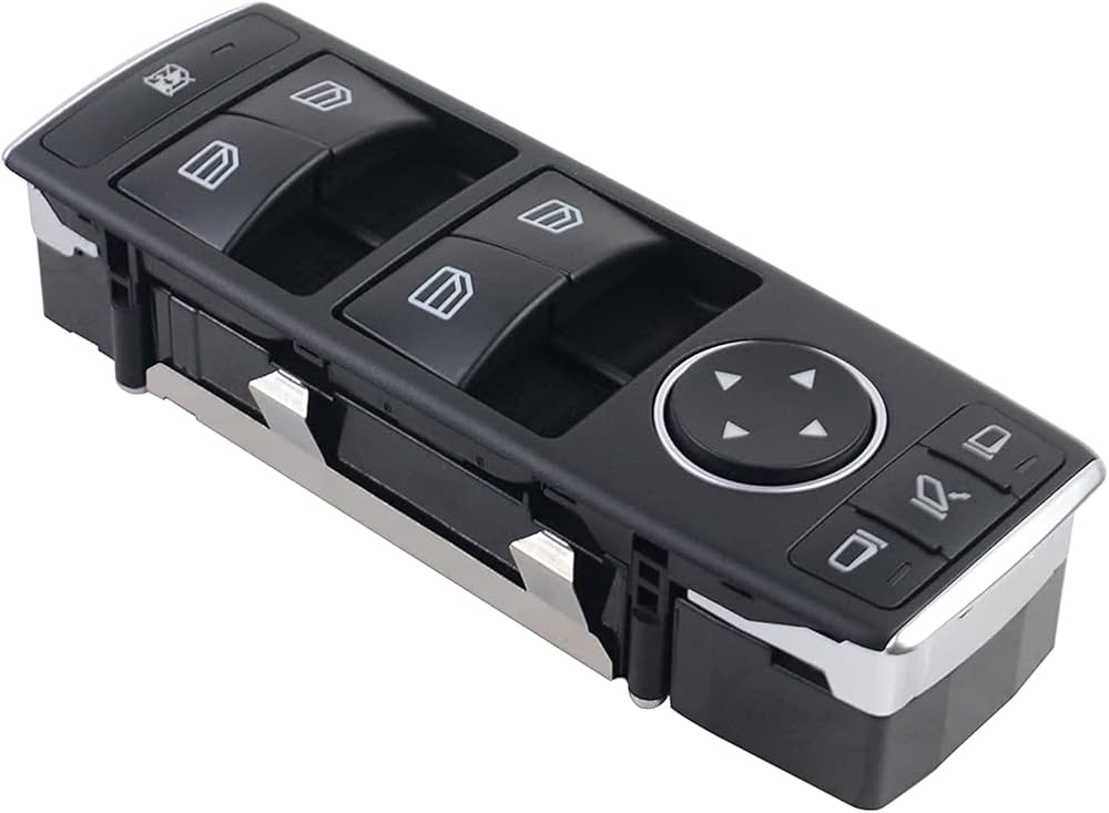Window Black Switch (3 Pin) 1669054400 16690544009107 1669054400649107 Compatible with Mercedes-Benz A-CLASS W176 & B-CLASS 246, W166 176/246/242/117/166/157/292 Tag-SW-13