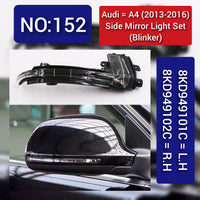 Dynamic Turn Signal LED Mirror Light Left 8KD949101C & Right 8KD949102C Compatible with AUDI A4  2013-2016 Tag-MLA-152