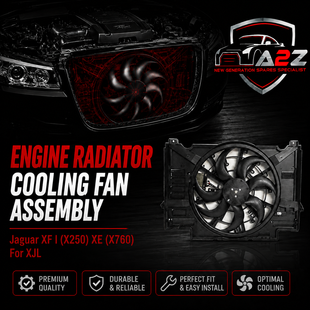 Engine Radiator Cooling Fan Assembly T2H20465 Compatible With Jaguar  XF I (X250)  XE (X760)  For XJL