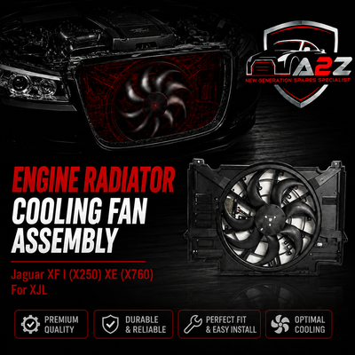 Engine Radiator Cooling Fan Assembly T2H20465 Compatible With Jaguar  XF I (X250)  XE (X760)  For XJL