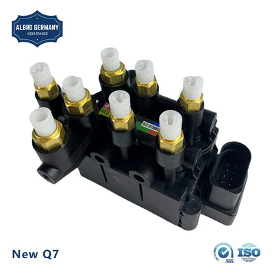 Air Suspension Solenoid Valve Block 4M0616013A 4M0616013B Compatible With AUDI Q7 T-3 4MB, 4MG