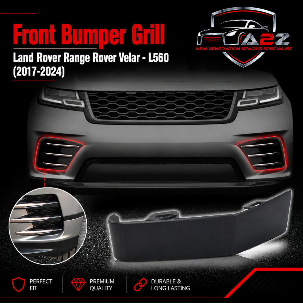 Front Bumper Grill Right LR093468 & Left LR093469 Compatible With Land Rover Range Rover Velar - L560 (2017-2024) Tag No.20