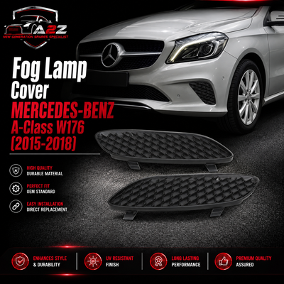 Fog Lamp Cover Right 1768853622 & Left 1768853522 166843722 Compatible With MERCEDES-BENZ A-Class W176 2015-2018 Tag No.241