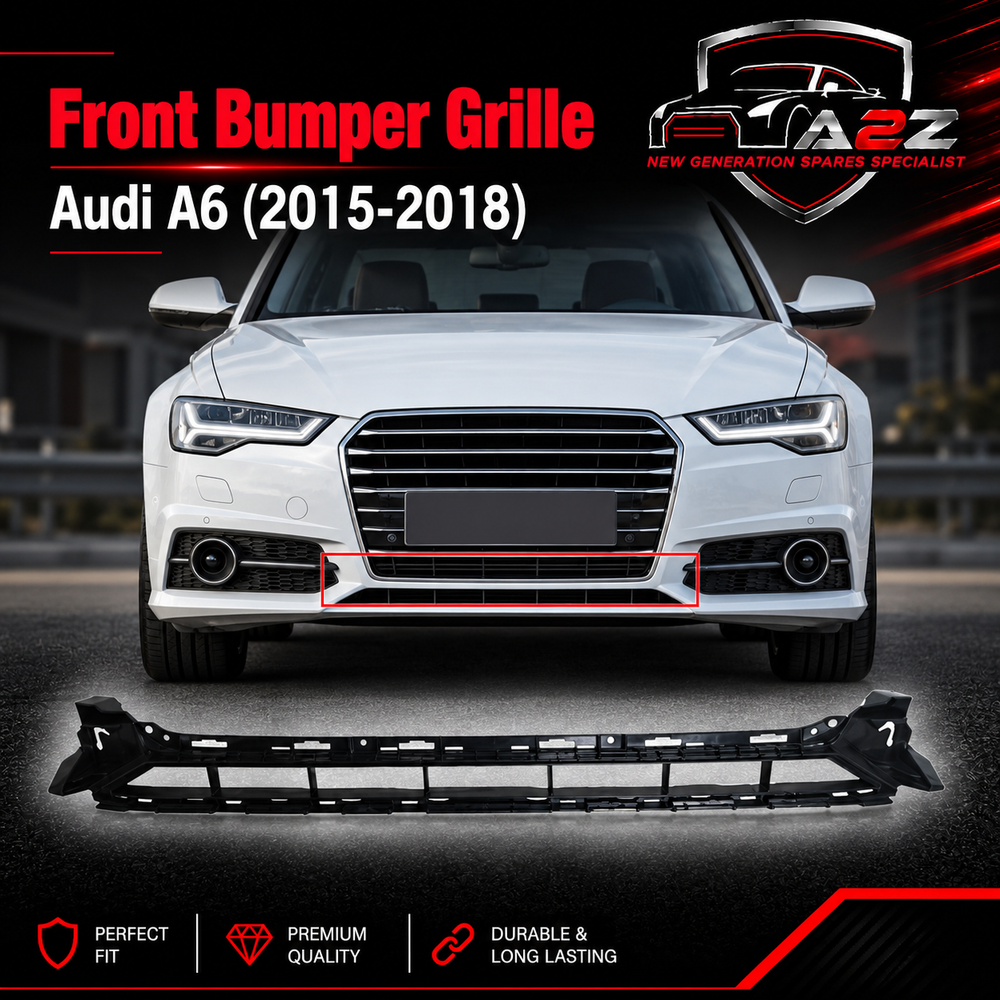Front Bumper Grille 4G0807683C Compatible With Audi A6 (2015-18) Tag No.197