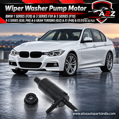 Wiper Washer Pump Motor 67637217792 Compatible With BMW 1 Series (F20) &  3 Series F30 & 5 Series (F10) & 5 Series (G30, F90) & 6 Gran Turismo (G32) & X1 (F48) & X5 E70 & X3 F25