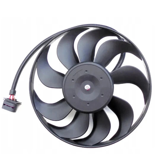 Engine Cooling Fan Motor Fan Assembly (Small) 6Q0959455A  Compatible With SKODA FABIA II (542) & VW POLO V (6R1, 6C1)